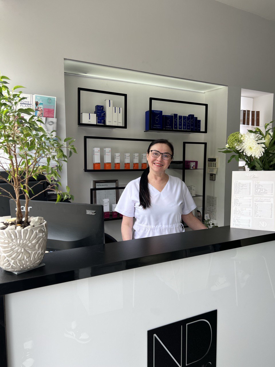 ND Skin Clinic Reception Area